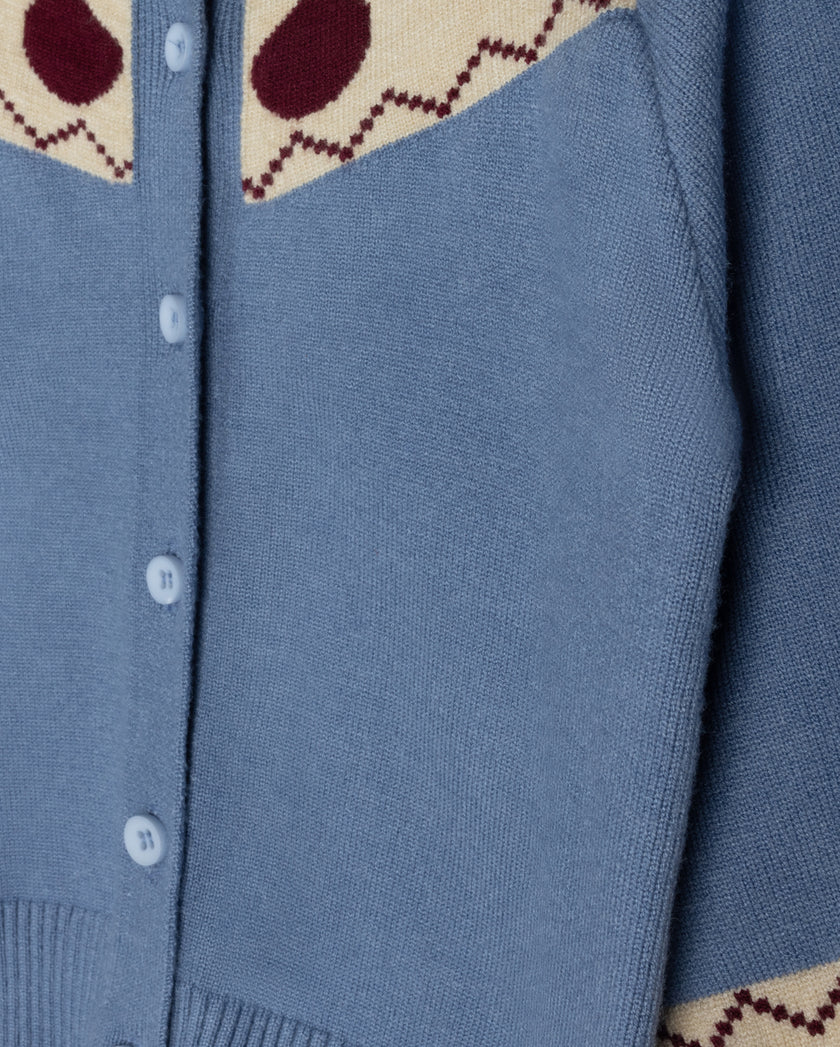 Sandy  Linen Blouse and  Cardigan Set