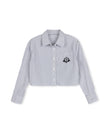 Striped Embroidered Emblem Shirt