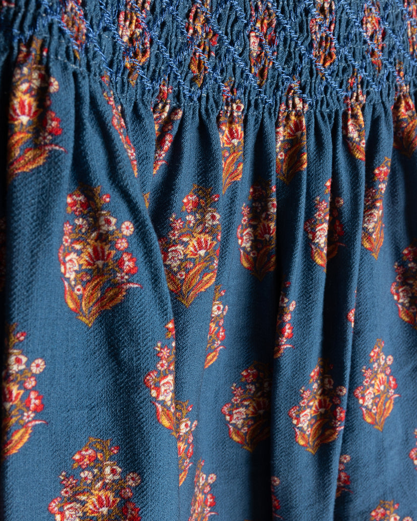 Quinn Floral Print Blouse and Skirt Set