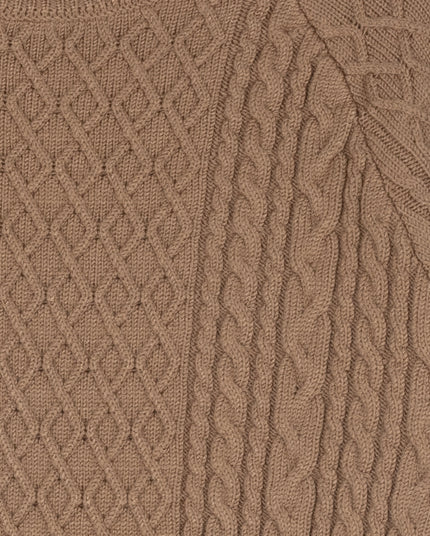 Yarrow Cable KKnit Turtleneck Sweater