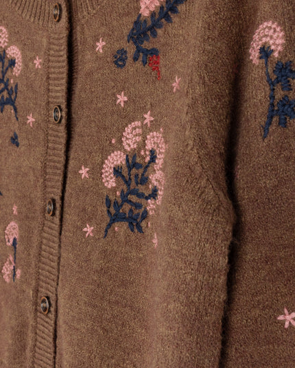 Harry Embroidered Beaded Knit Cardigan fw25