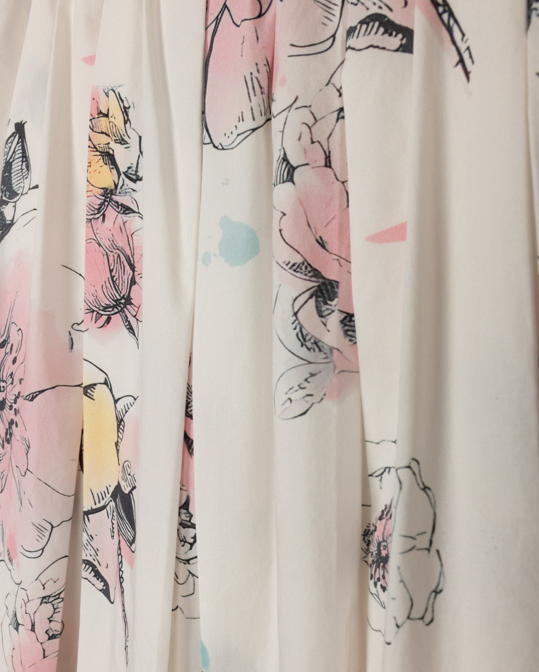 One Child Cindy Floral Blouse & Skirt