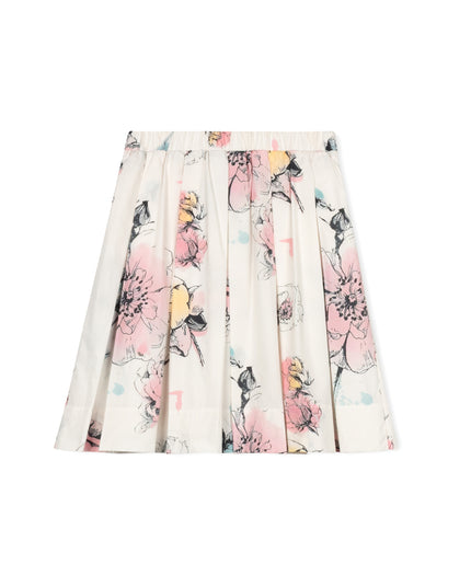 One Child Cindy Floral Blouse & Skirt
