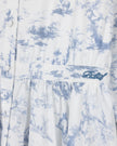 Minimal Toile Printed Button Down Dress