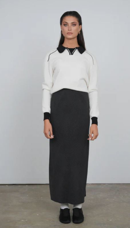 Point Maxi Slip Skirt fw25