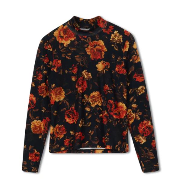 Point Mock Neck Top