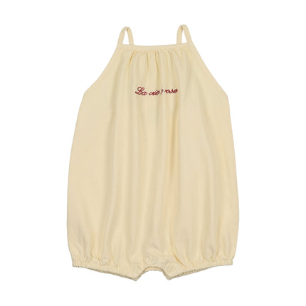 Kin & Kin Denim Short Bubble Romper