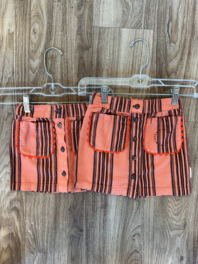 Pink w/ Black Stripes Skirt