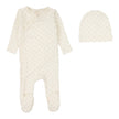 Dotty Knit Footie Set