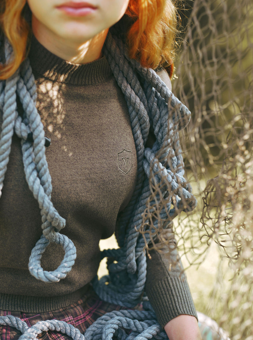 Marled Crew Neck Sweater