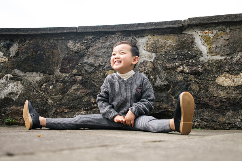 Knit V-Neck Toddler Set