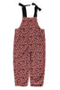 Pink Animal Print Dungarees