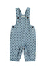 Washed Denim w/ Black Hearts Dungarees