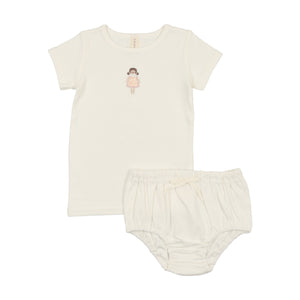 Embroidered Bloomer Set