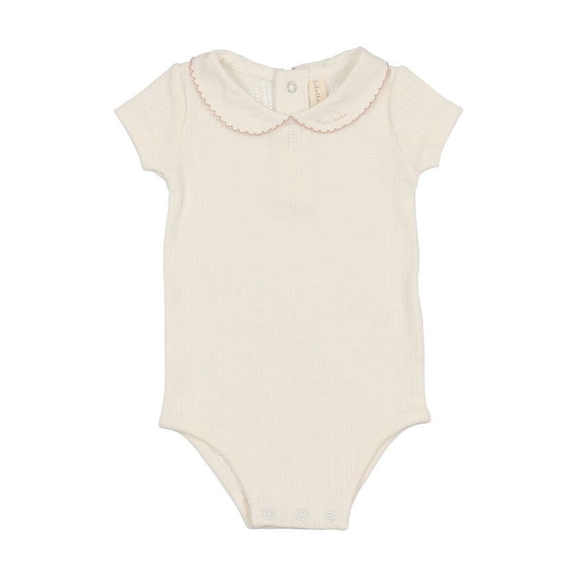 Edged Collar Onesie