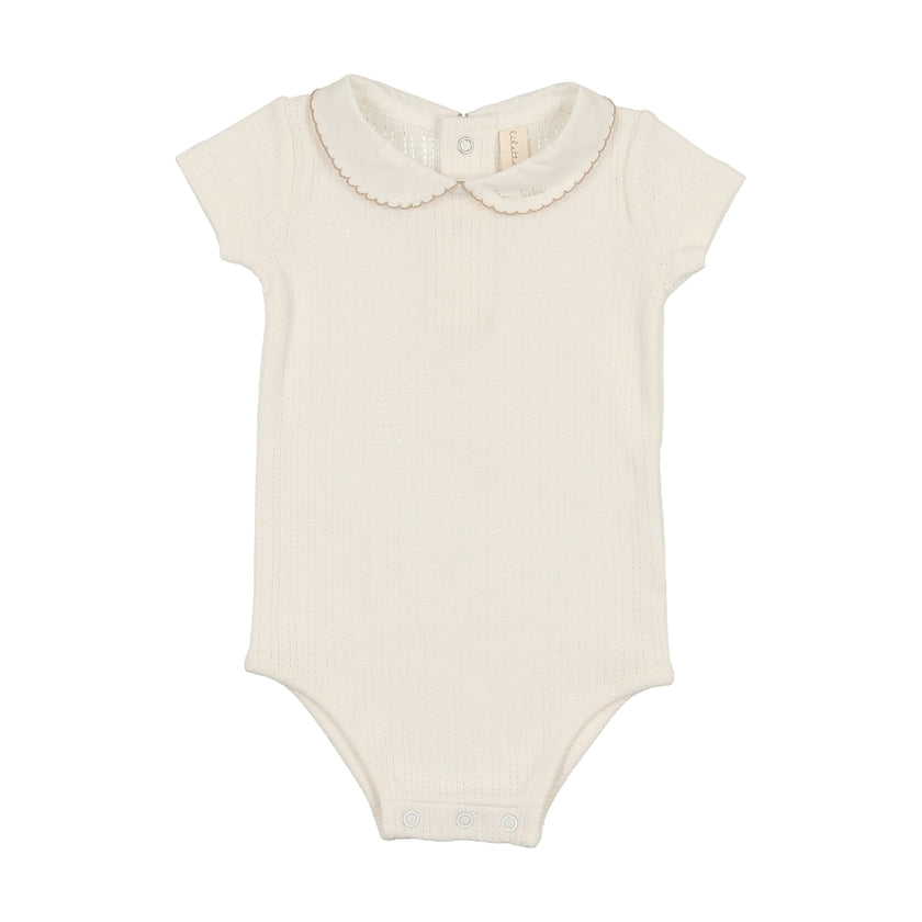 Edged Collar Onesie