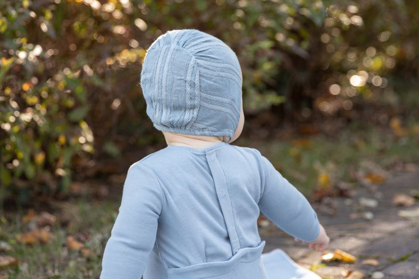 Eyelet Pocket Footie & Bonnet