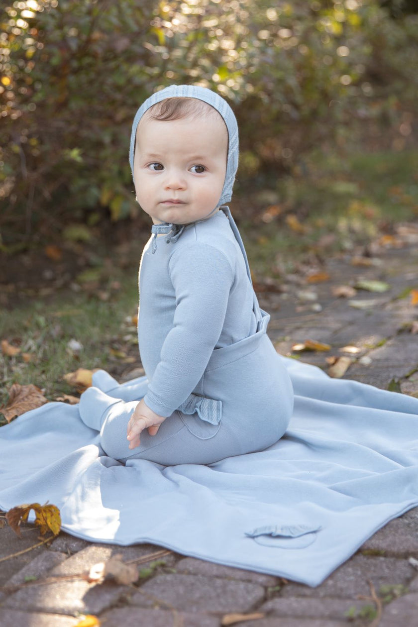 Eyelet Pocket Footie & Bonnet