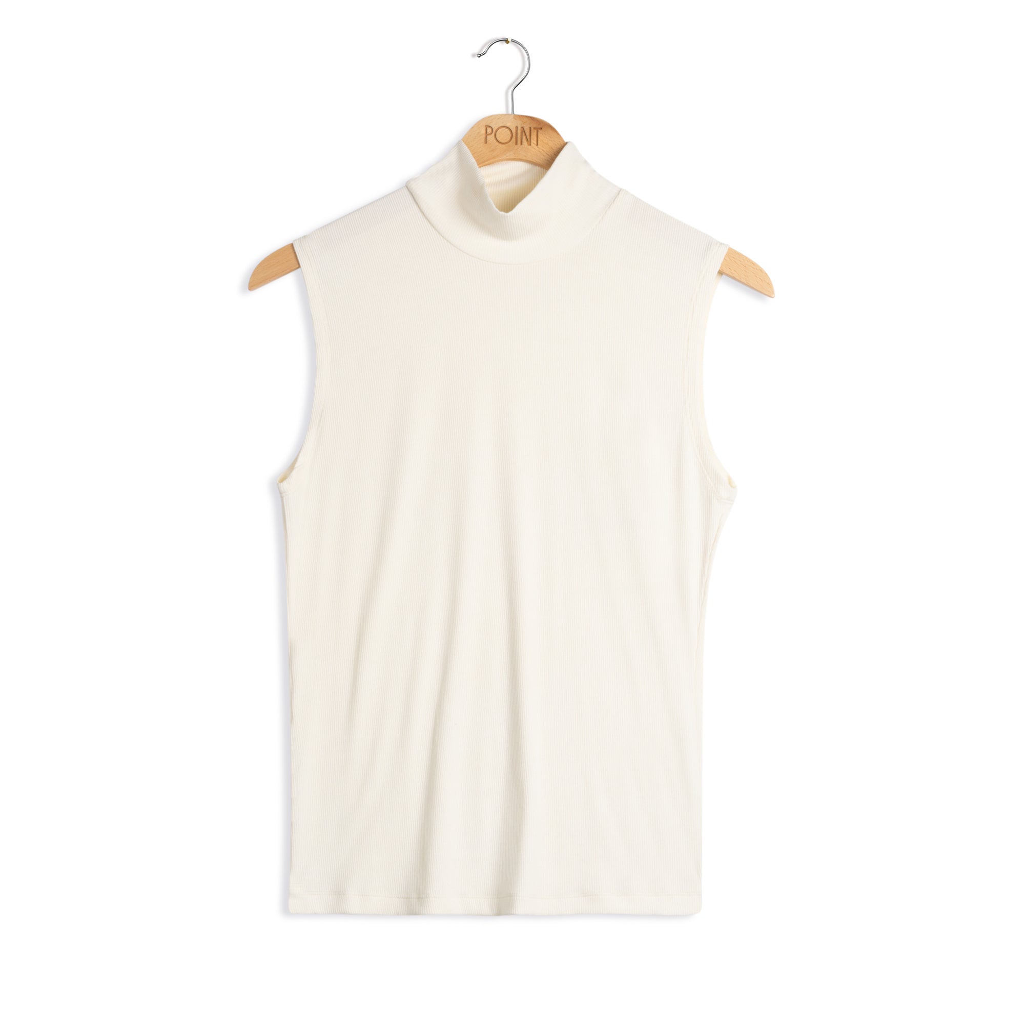 Sleeveless Mock Neck
