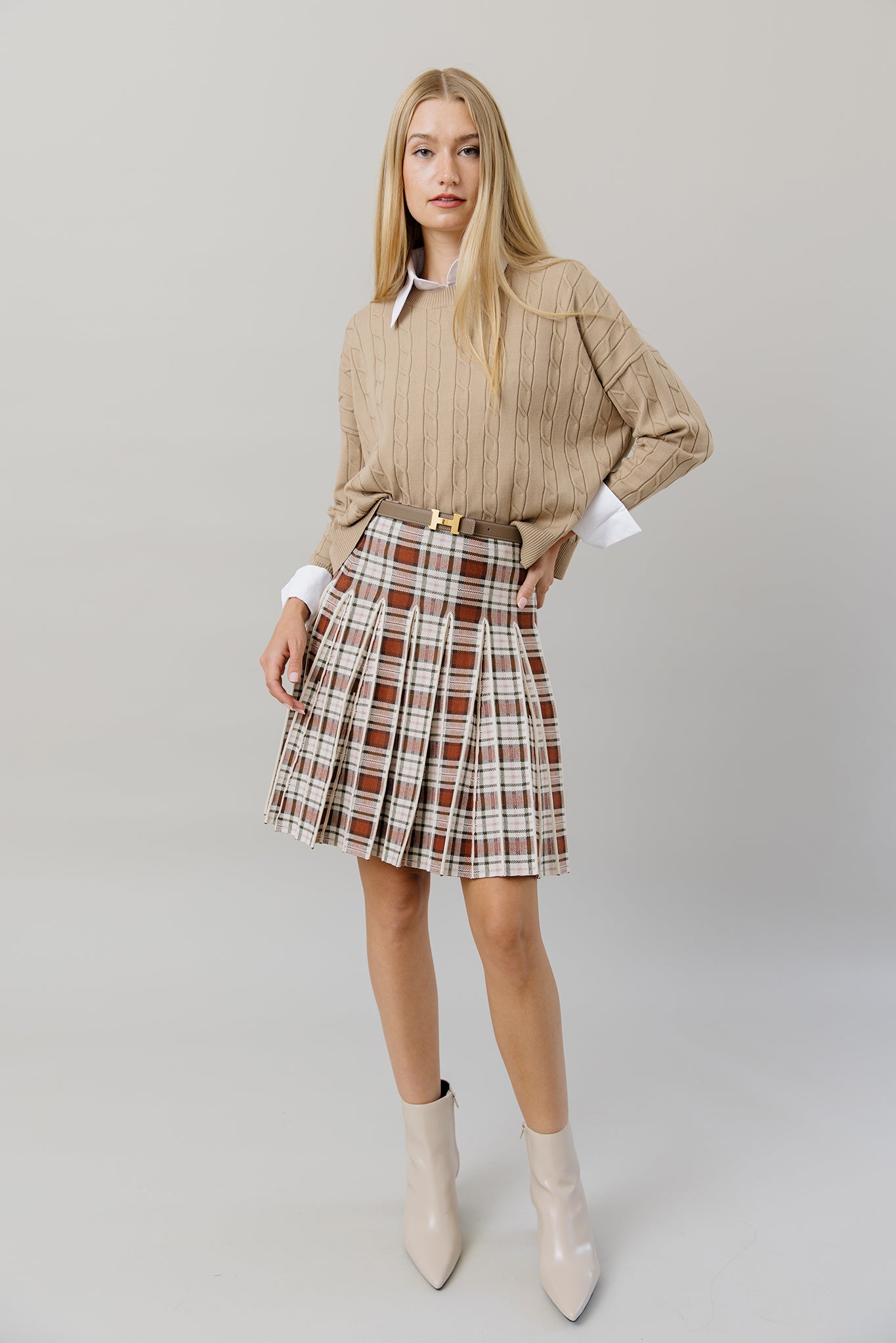 Delta skirt in Plaid