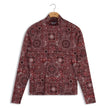 Printed Mock neck