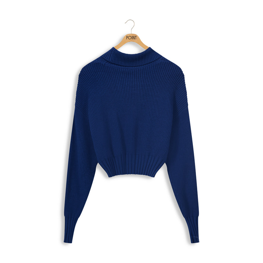 Crop Turtleneck pullover
