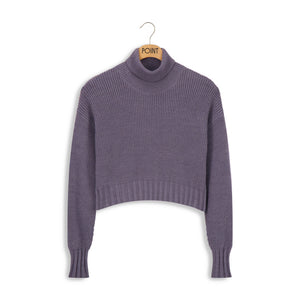 Crop Turtleneck pullover