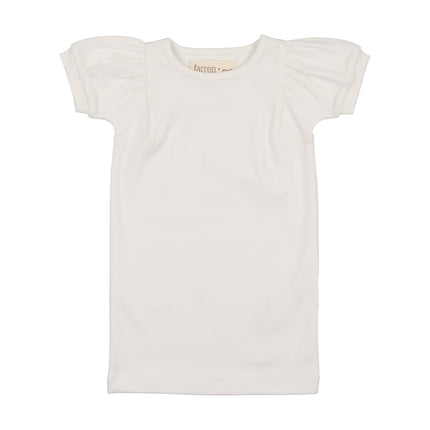 Balloon SS Pointelle T shirt