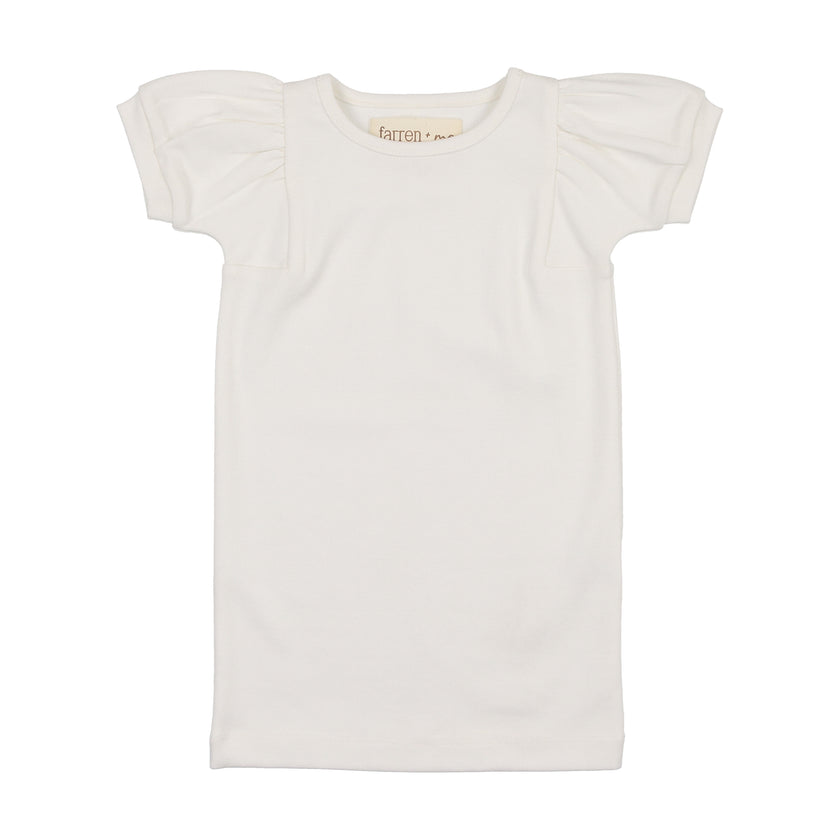 Balloon SS Pointelle T shirt