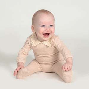 Lace Collar Footie