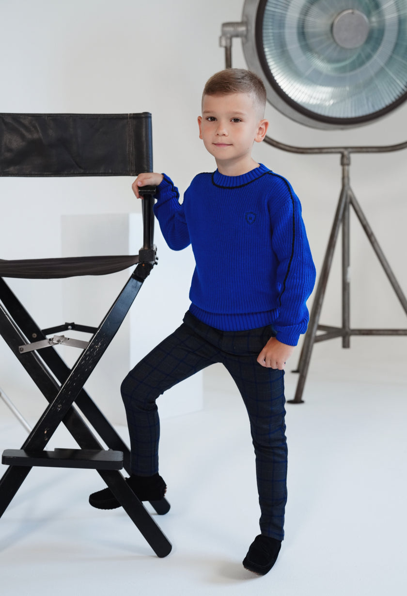 Rex Crewneck Piped Sweater