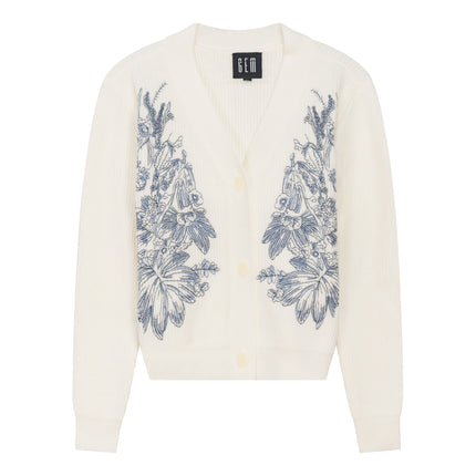 Embroidered Cardigan