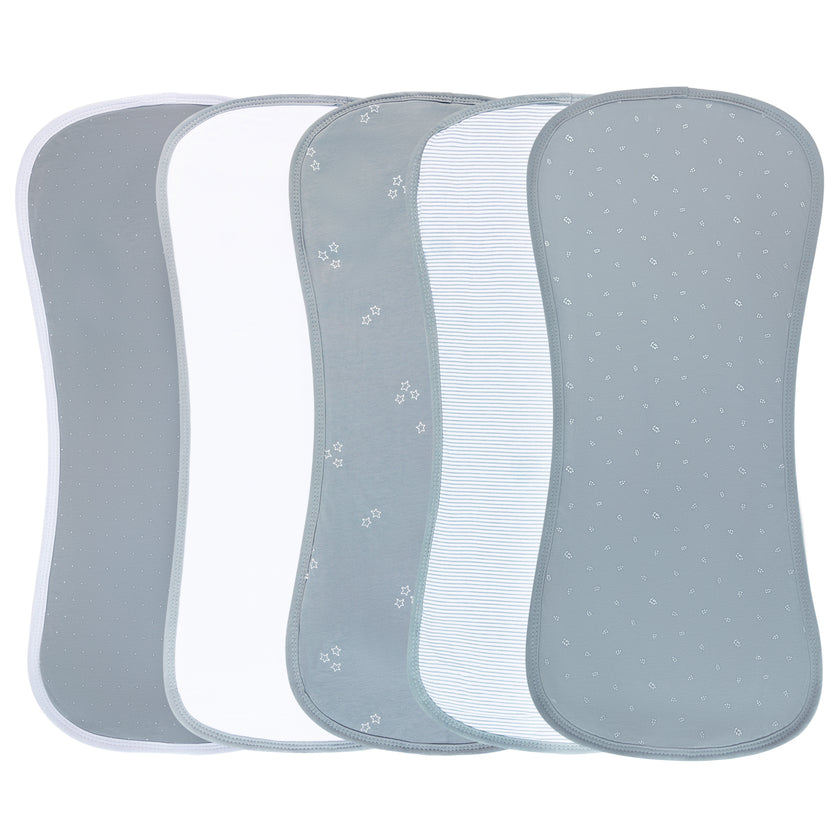 5 Pack Burp Cloths