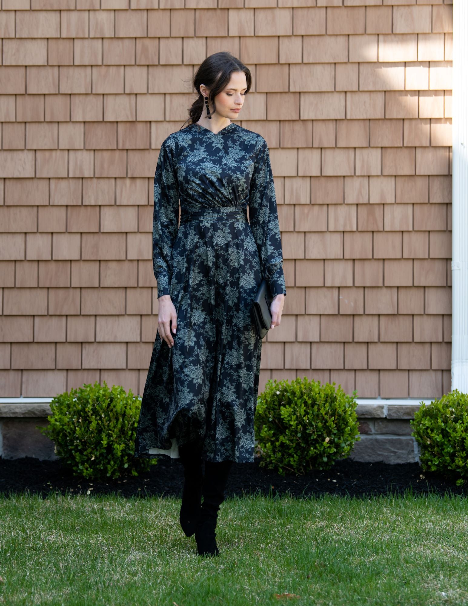 Floral Wrap Dress