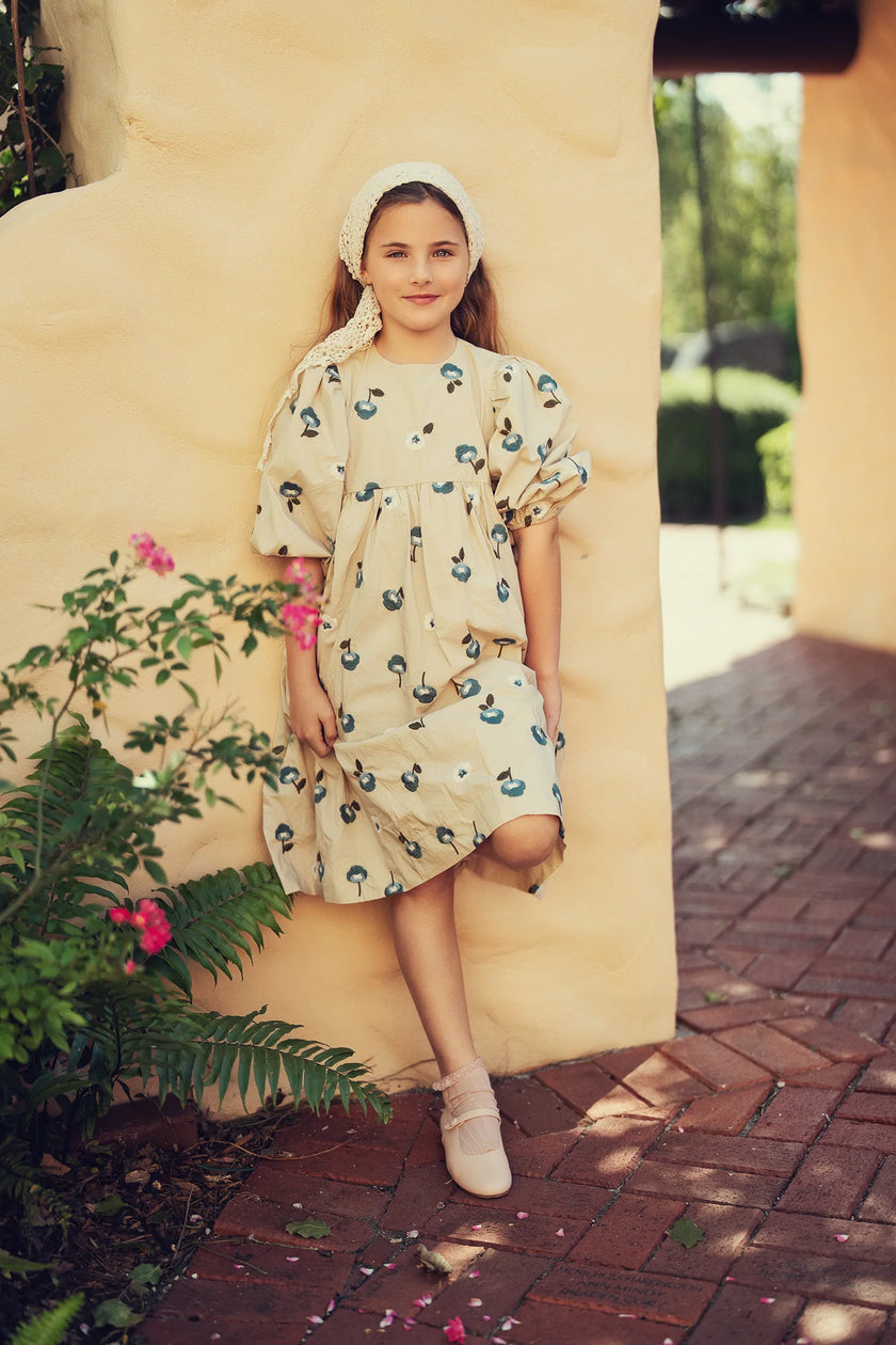 Embroidered Square Dress