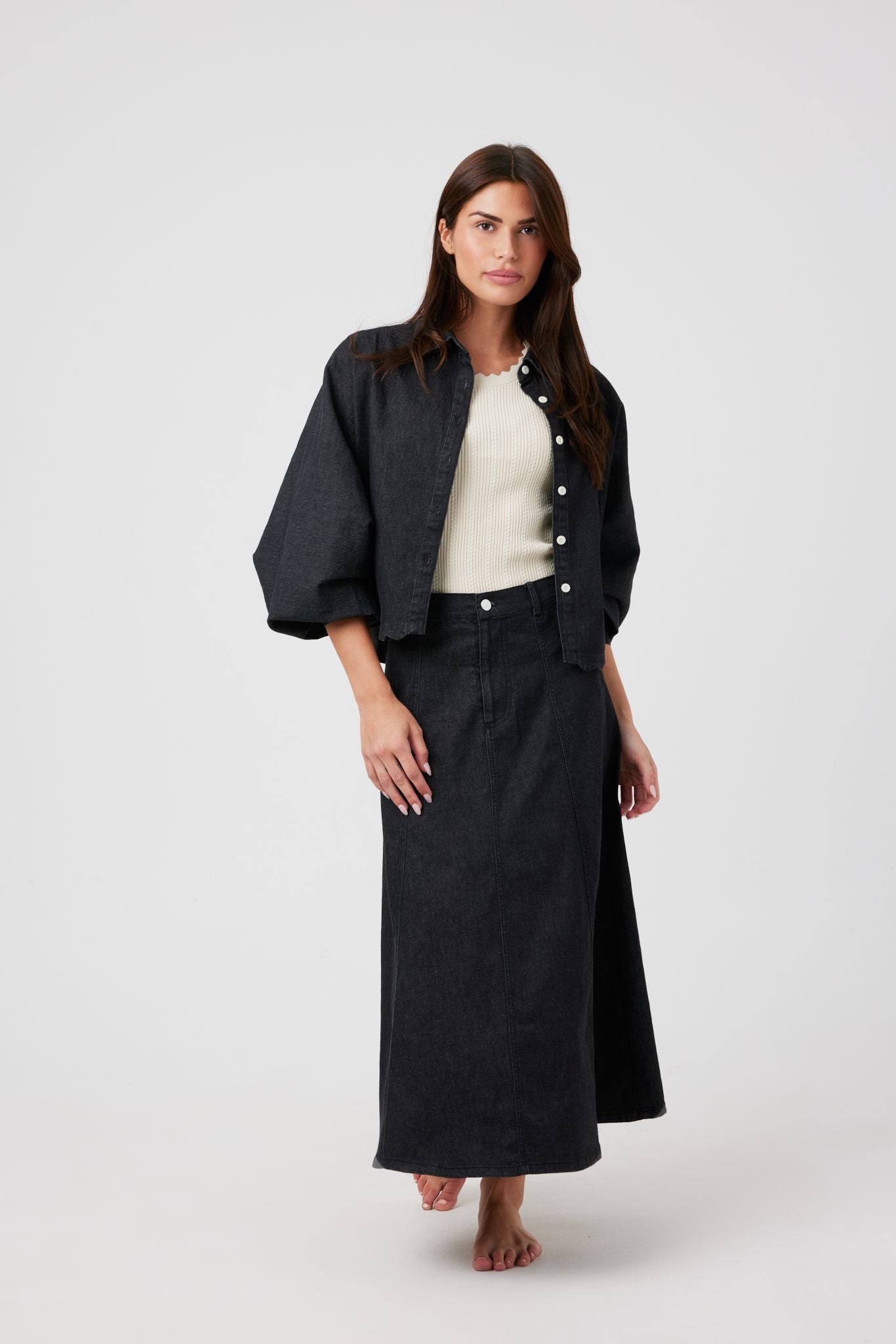 Tess blouse mini dress