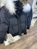 Teen Coat with White Fur