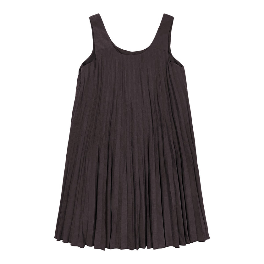 Suede Burgundy Pleated Jumper + TN