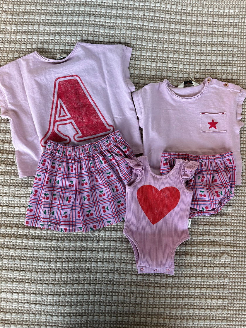 Piupiuchick Lilac Yellow With Cherries Baby Bloomers