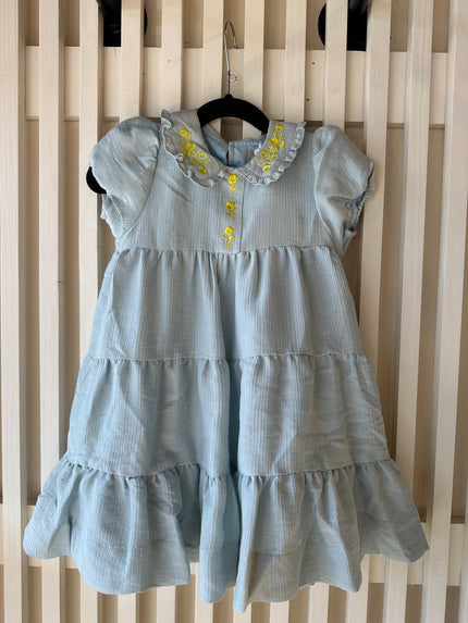 Andes Collared Tiered Dress