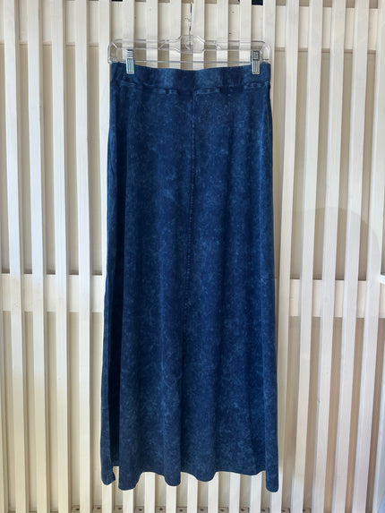 Mineral Wash A Line Maxi skirt