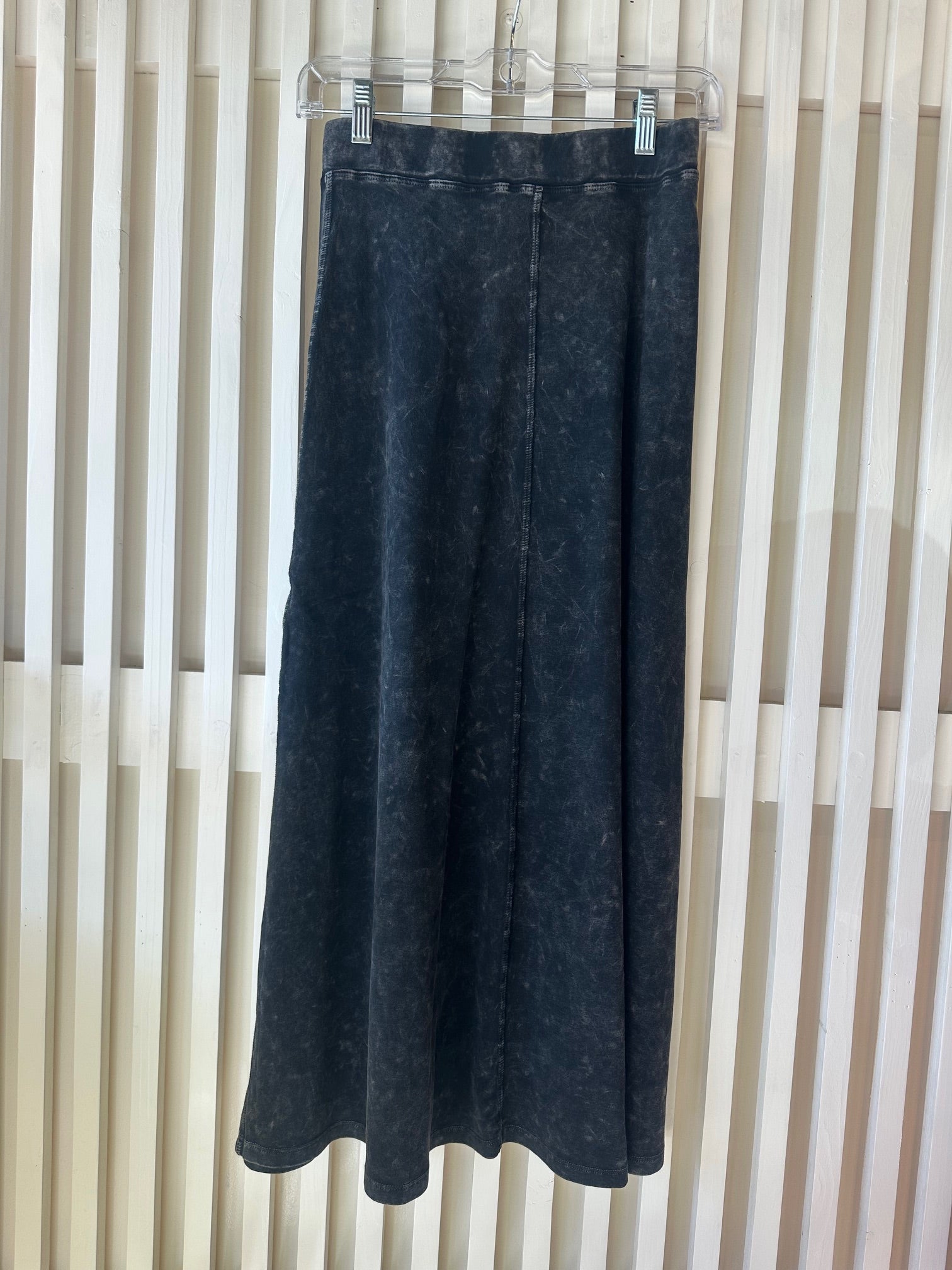 Mineral Wash A Line Maxi skirt