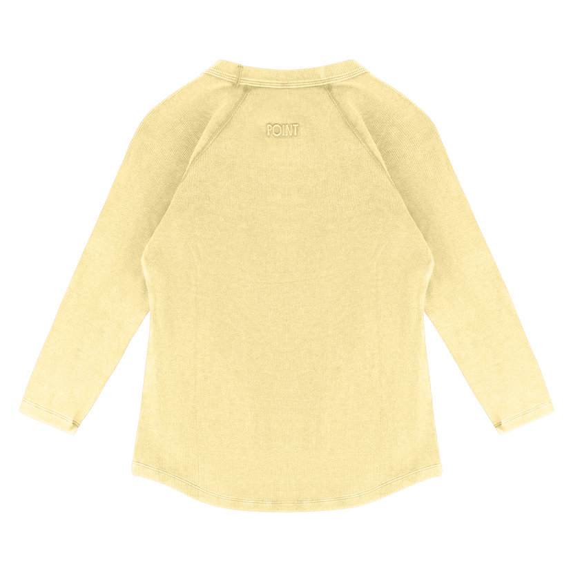 Point 3/4 Washed Raglan Tee