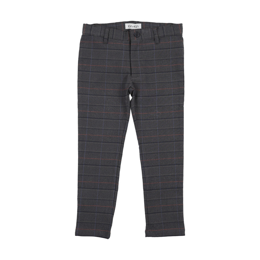 plaid boys pants