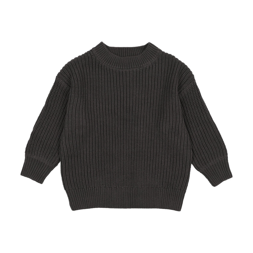 baby fisherman ribbed sweater