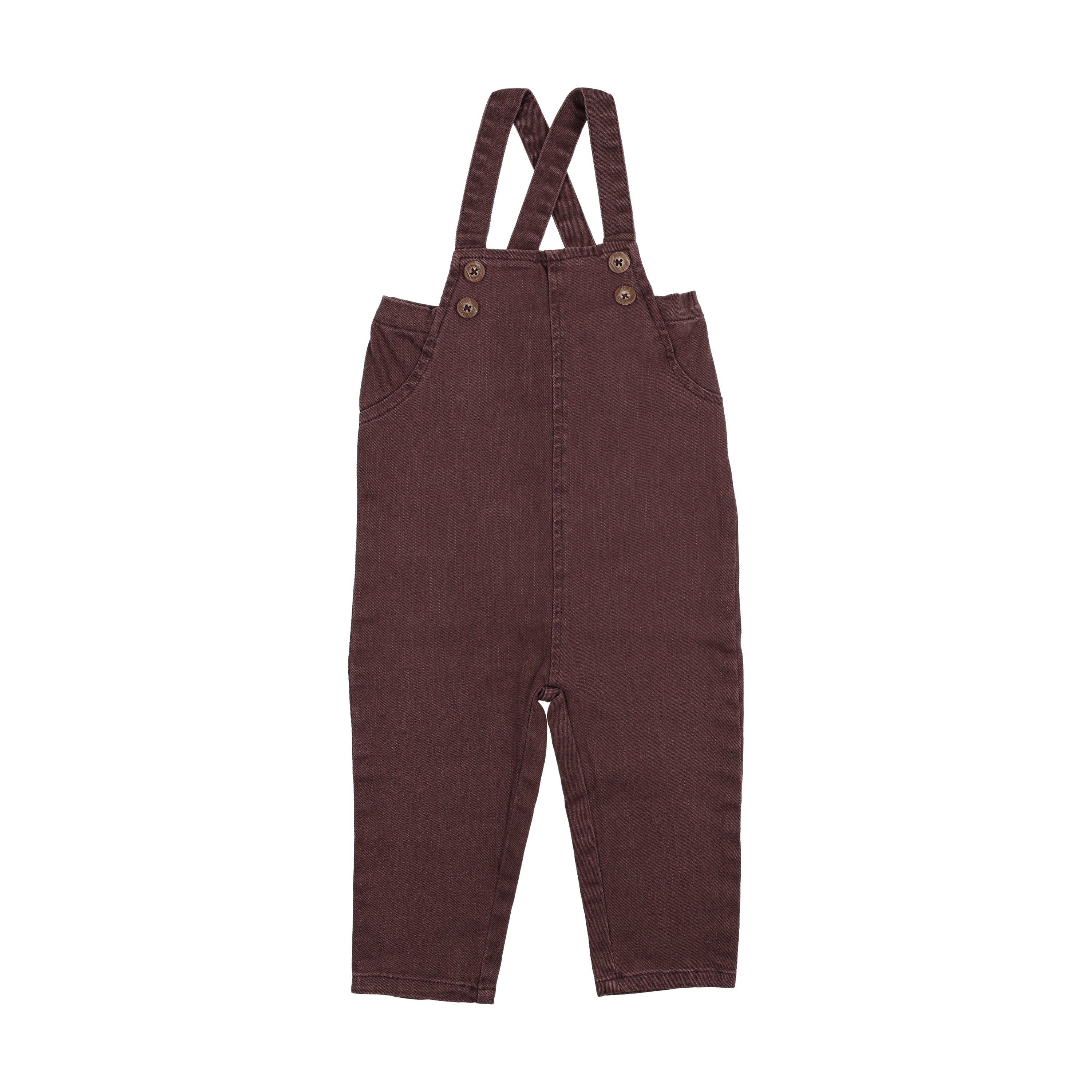 chambray baby overall