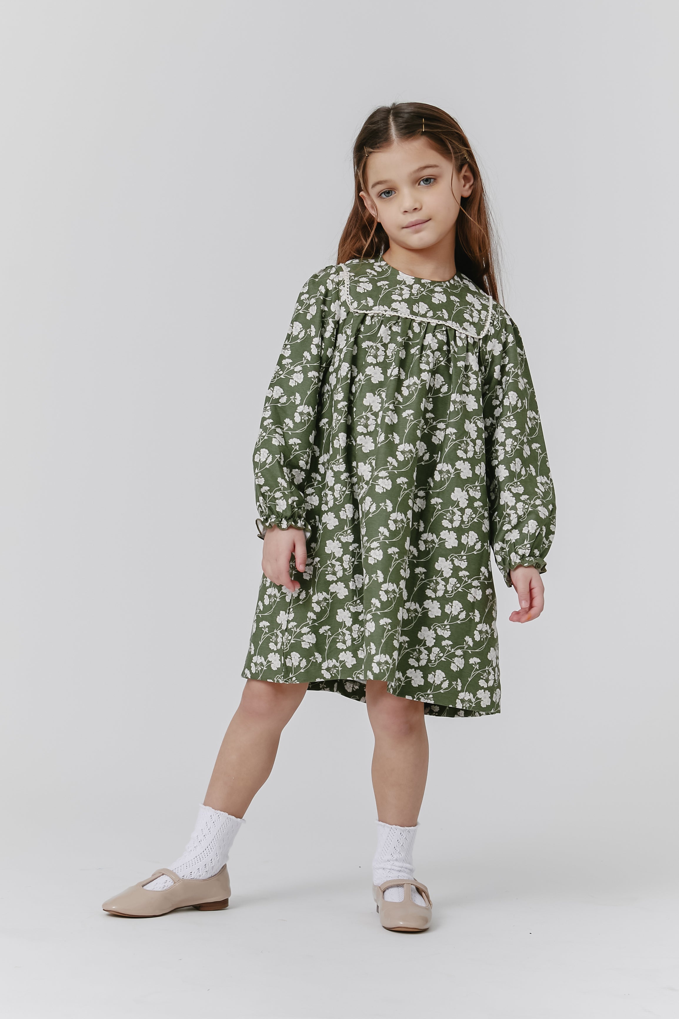 Floral Bib Dress