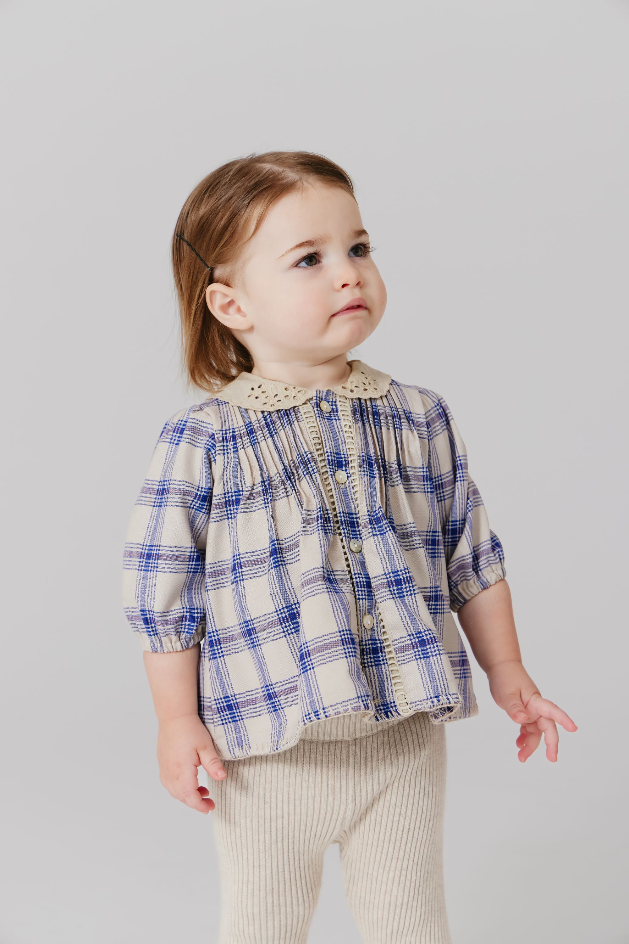 Plaid Baby Top