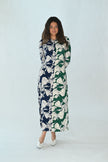 Tropical Pring Combo Dress