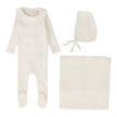 Fine Pointelle Ruffle Layette Set